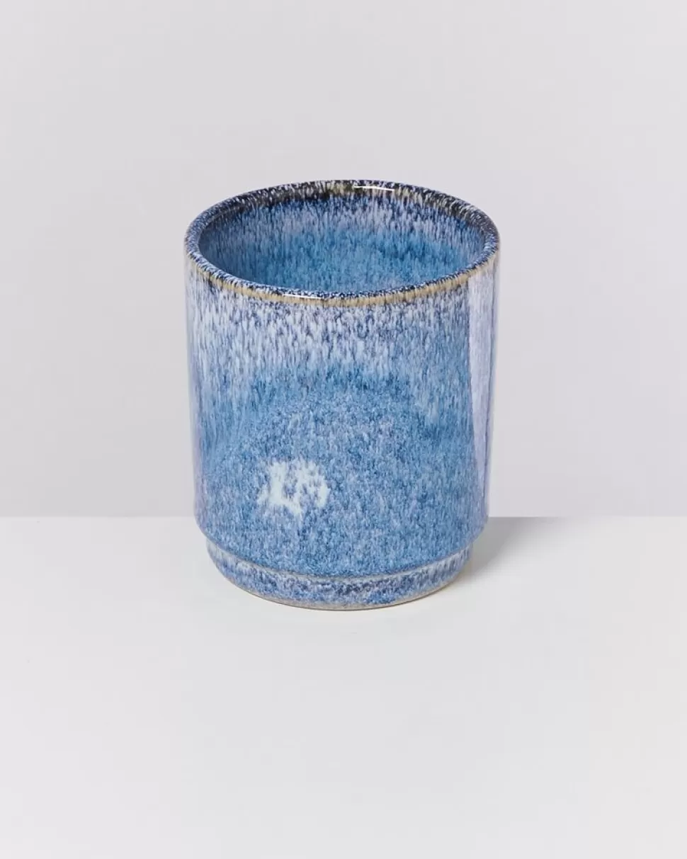 Motel a Miio Cordoama 4Er Set Becher Gros Blau Gesprenkelt | 4 Teilige Sets