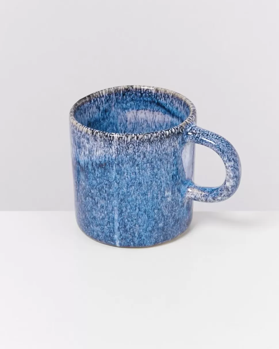 Motel a Miio Cordoama 6Er Set Tasse Gros Blau Gesprenkelt | Tassen & Becher