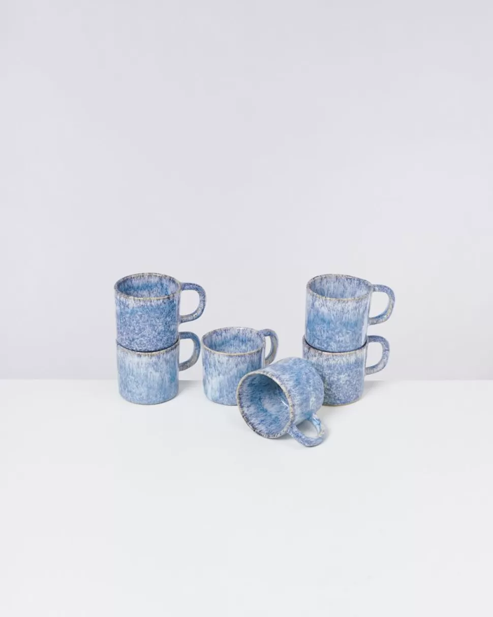 Motel a Miio Cordoama 6Er Set Tasse Klein Blau Gesprenkelt | Tassen & Becher